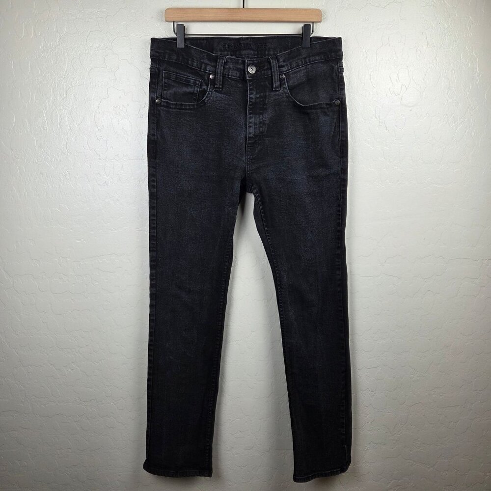 Cody James Slim Straight Leg Black Denim Jeans Size Men's 36x34 Western Cowboy